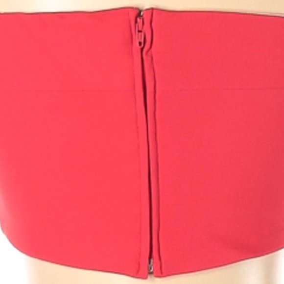 GRETA CONSTANTINE Red "Vegas" Tube Top Size L Made in Canada - Picture 4 of 4